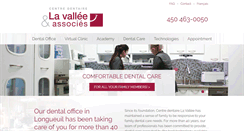 Desktop Screenshot of centrelavallee.com